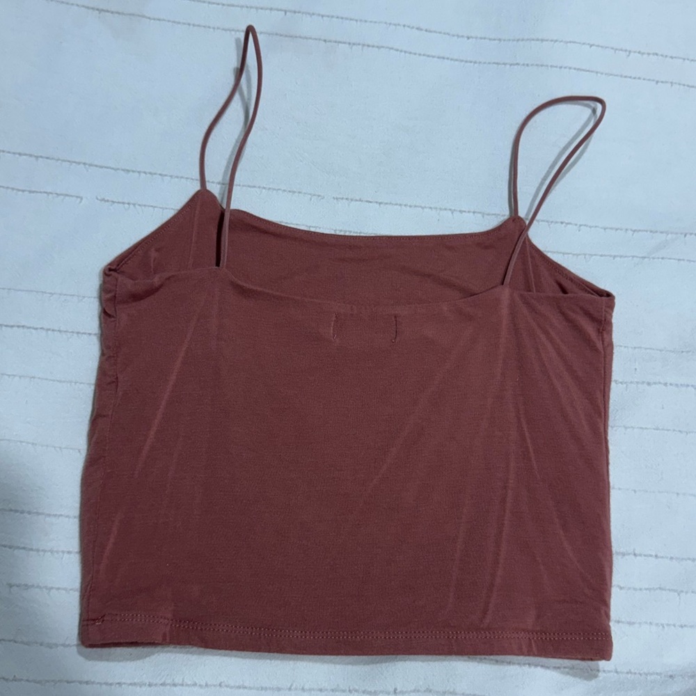 Cropped basic tank top - Picture 3 of 4